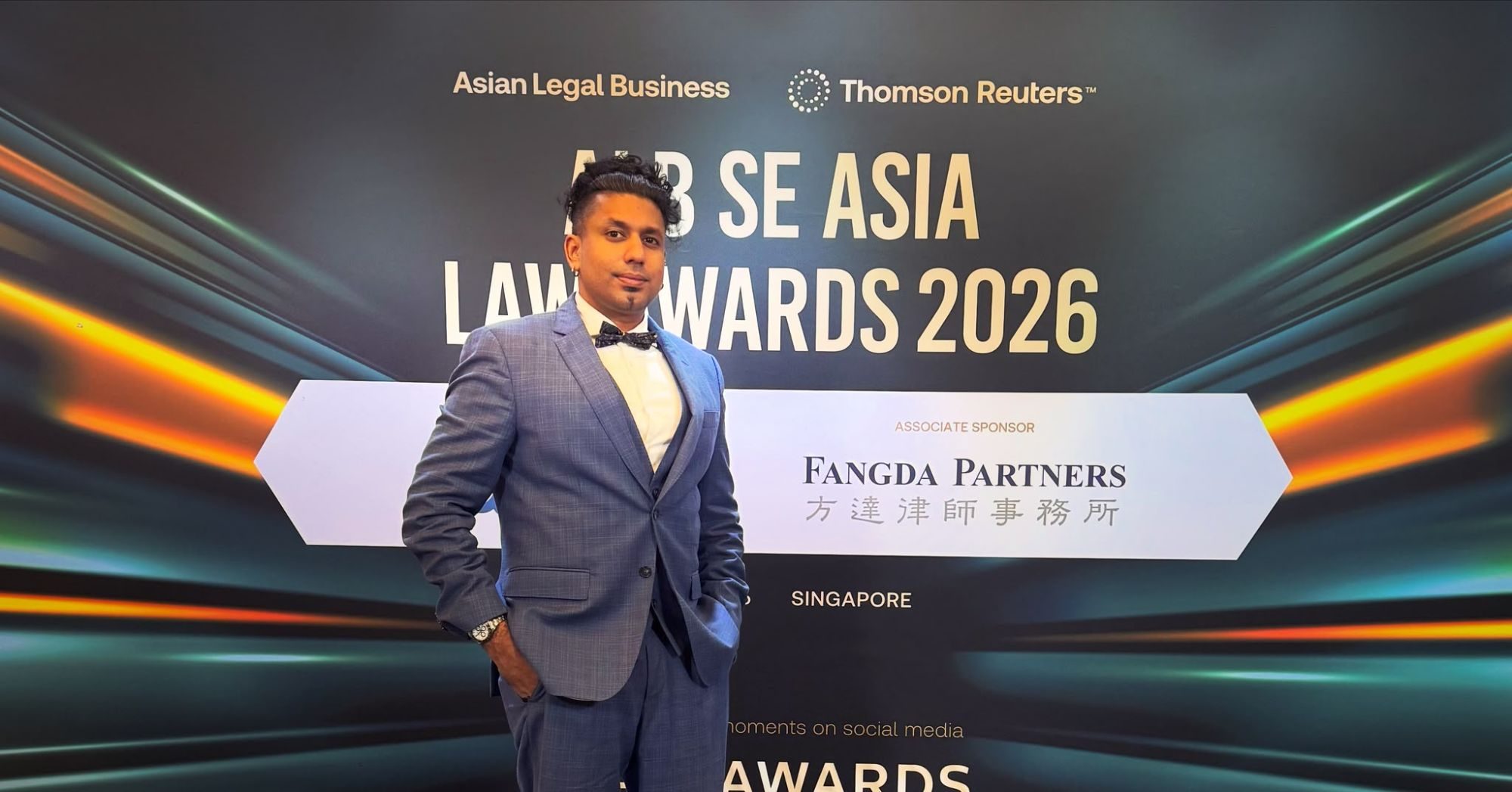 Akesh Abhilash at the ALB SE Asia Law Awards 2026